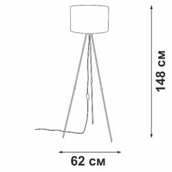 Торшер Vitaluce V2957 V2957-0/1P