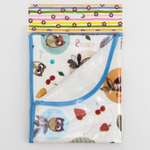 5164374 Клеенка 50*70 см., на резинке, арт. 0063, с окантовкой, рисунок "Совы", цвет МИКС