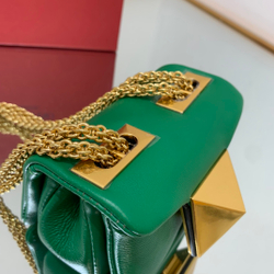 Valentino One Stud Micro Bag with Chain 11 cm