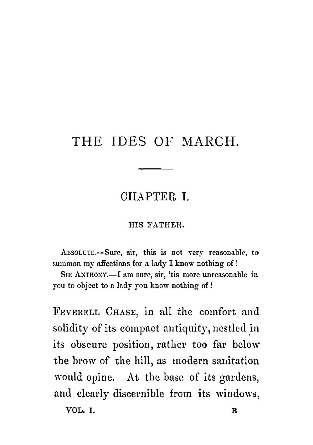 The Ides of March. Volume 1 | Baillie Reynolds