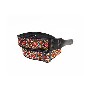FL4021JD Retro Jacquard Ремень для гитары, жаккард, орнамент, Fidel