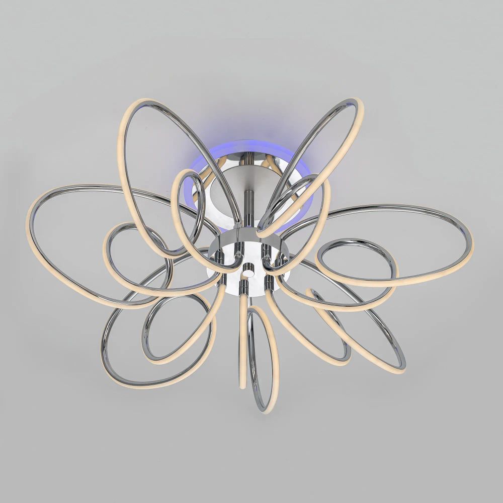 Citilux SALMA SMART CL224A171 RGB LED Умная люстра Хром