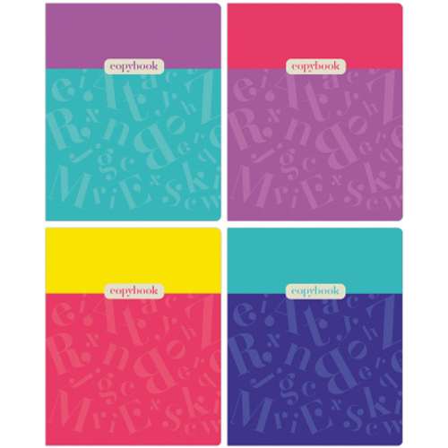 Тетрадь 48л., А5, линия BG "Monocolor. Letters"