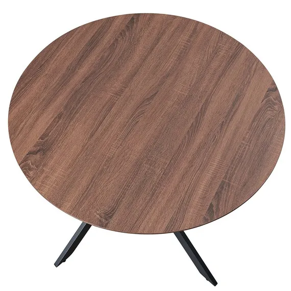 Стол Britton 100 см с круглой столешницей орех | Купить в Hallberg.ru