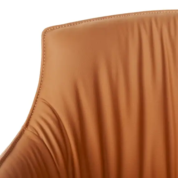 Лаунж кресло Sofia, экокожа терракот