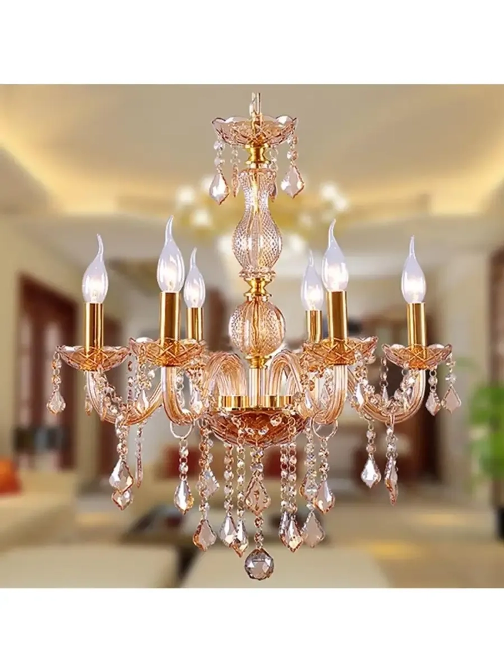 Светодиодная LED лампа CA37 6W E14 тёпл. пр. 10шт
