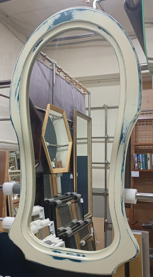 Зеркало фигурное в стиле Шебби Шик