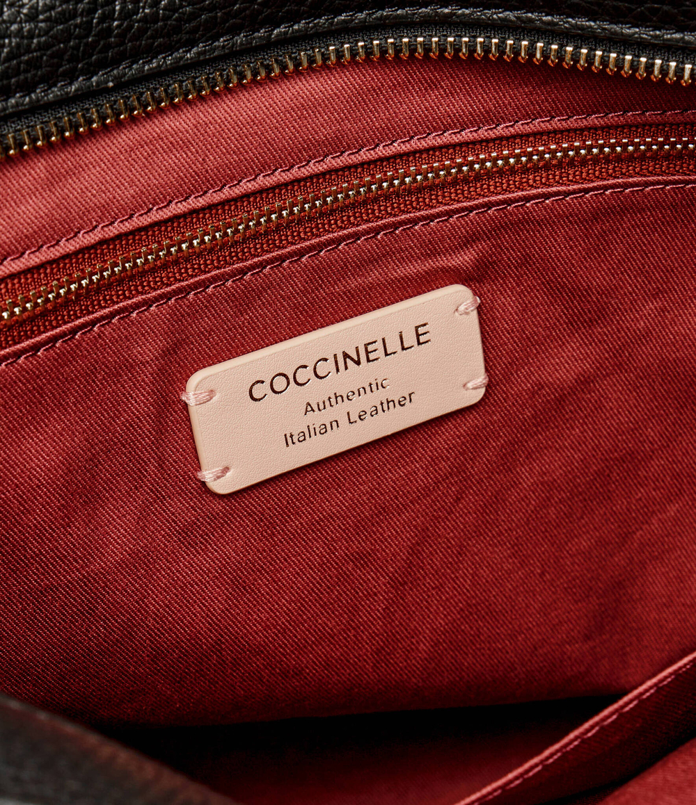 Кожаная сумка-шопер Coccinelle - черный(E1 R1K 11 01 01)