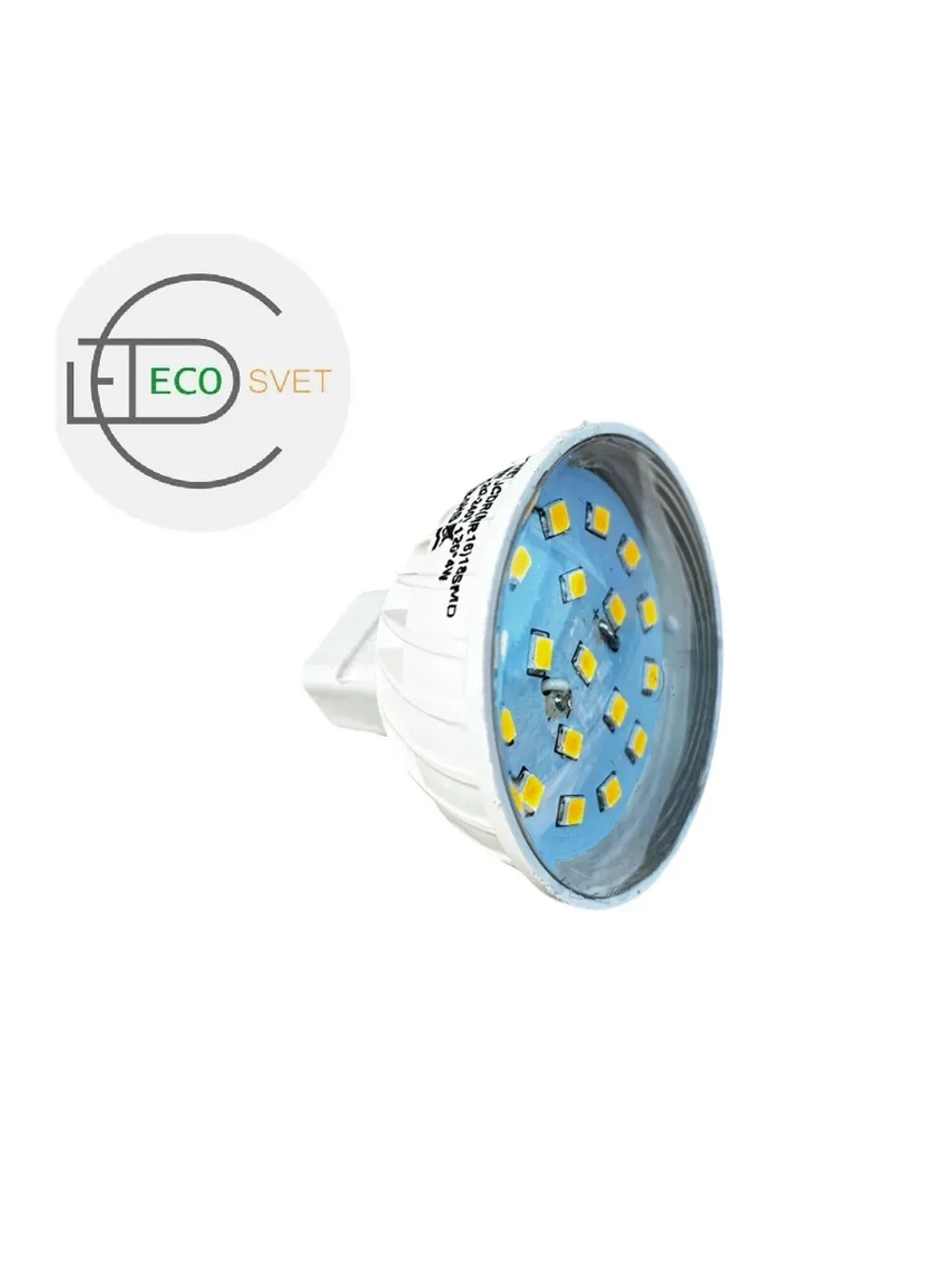 Светодиодная LED лампа MR16(GU5.3) 4W тёпл. 5шт