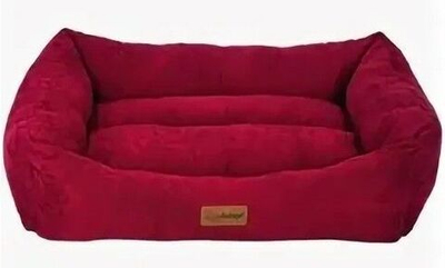 Storytails  лежанки премиум-качества из Турции, MUSHU прямоугольная из велюра, красный рубин, M 70x60x23 см