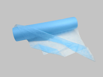 Простыни в рулоне с перфорацией, спанбнд, цвет голубой, 70х200 см, 100 шт./рулон, 15 г/м2