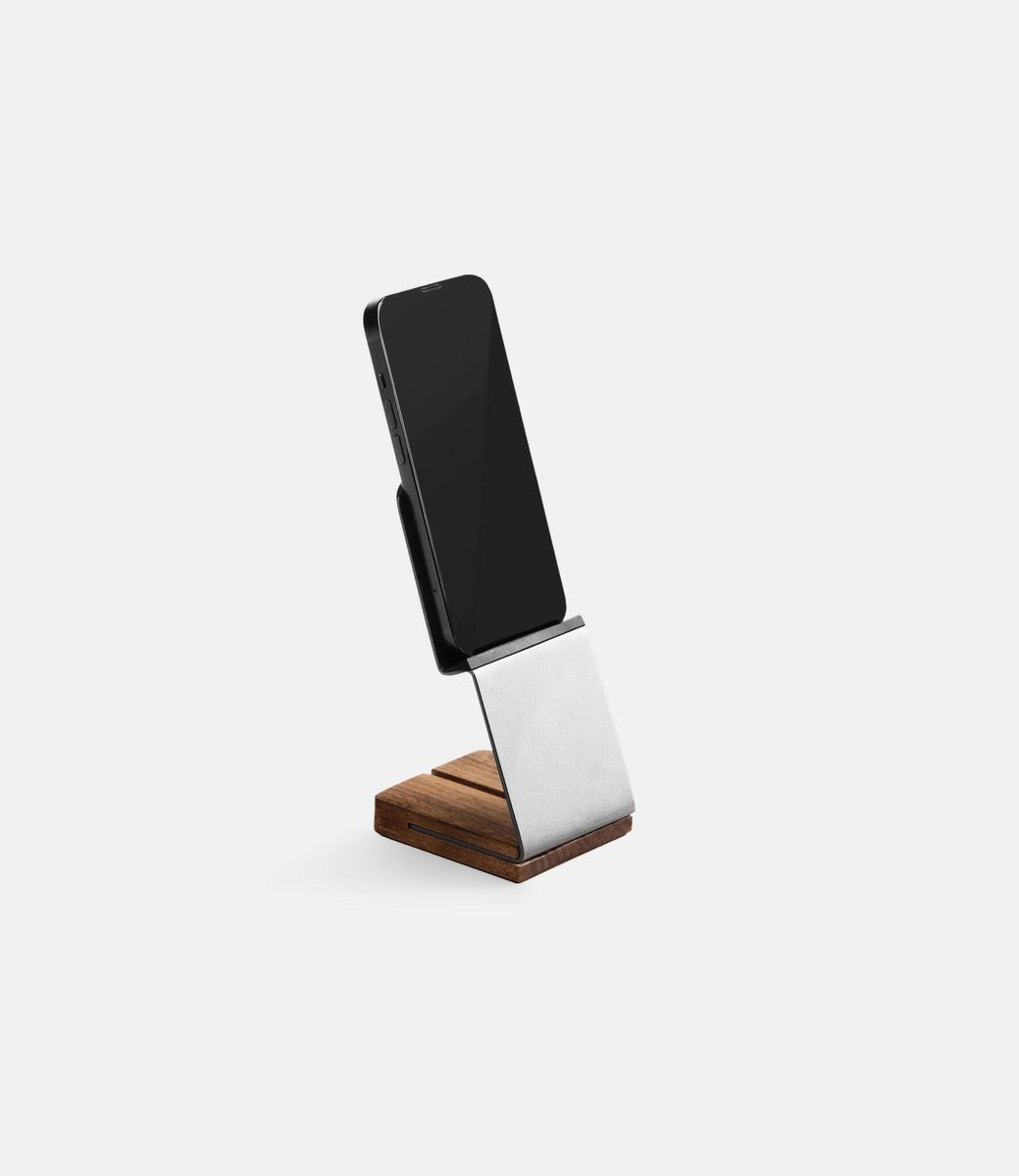 NOOE Hands-on Walnut — подставка для телефона