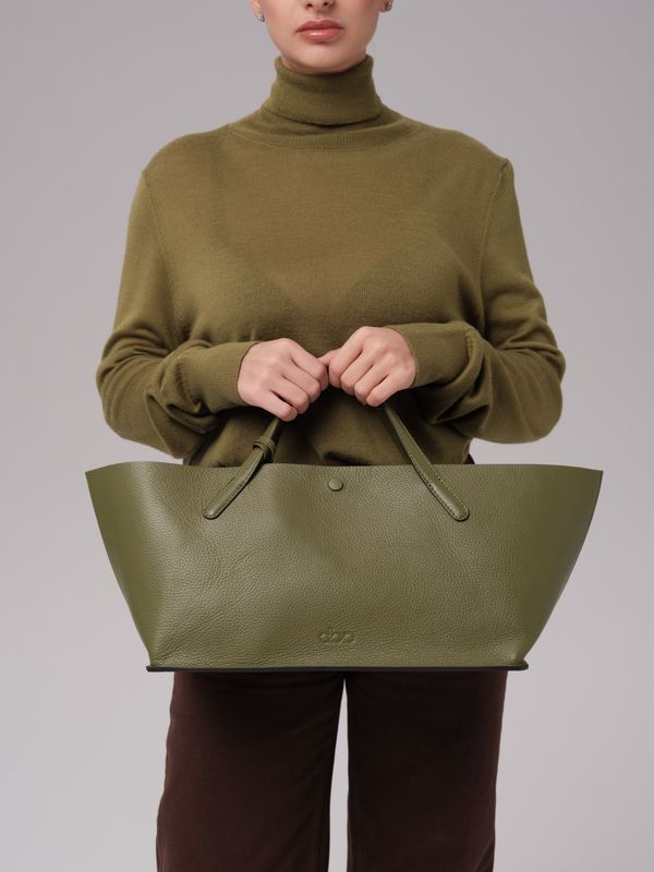 Женская кожаная сумка Dari DBR 31136 зеленая водоросль