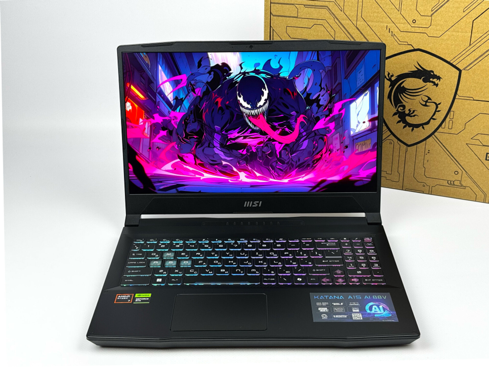 Новый игровой ноутбук MSI Katana A15 Ryzen 7 8845HS / RTX 4060 8GB / 16Gb / 1TBGB / 2.5K / 165Hz / Win11 / Русско-Английская клавиатура