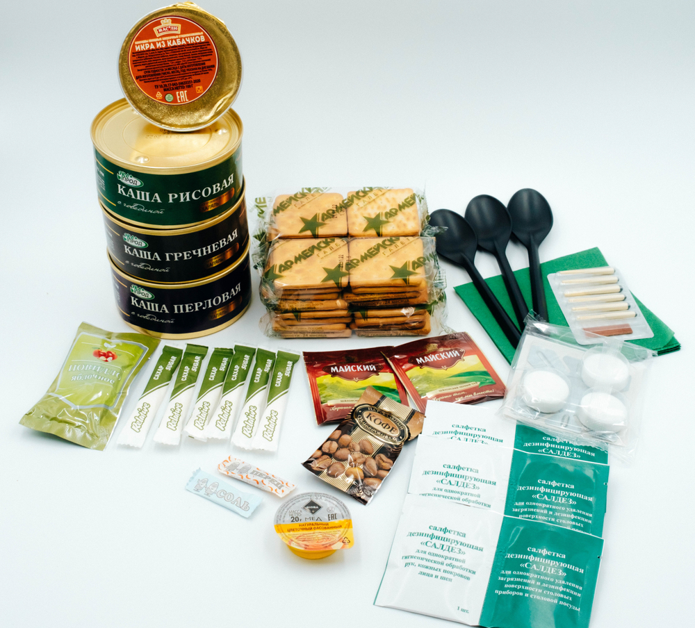 Сухой паек "Барс" суточный. Меню 1. ХАЛЯЛЬ