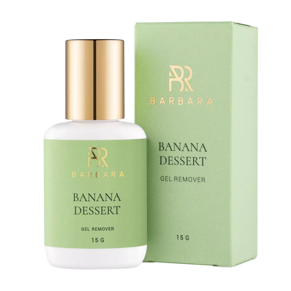 Гелевый ремувер Barbara Banana Dessert (банановый десерт) 15 г