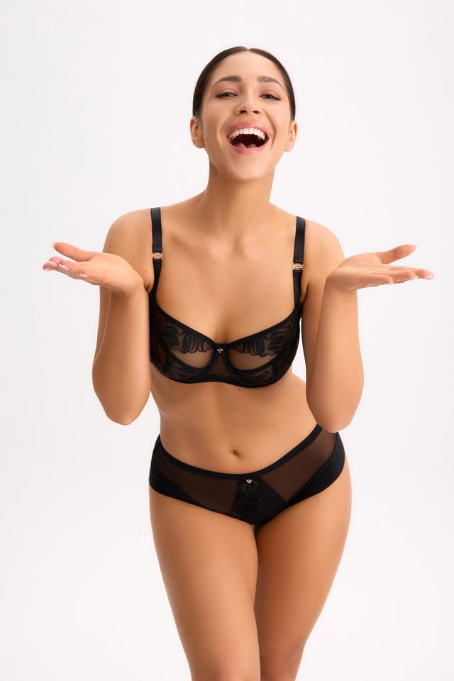 Бюстгальтер "мягкая чашка" с вышивкой Black Diamond 2912225