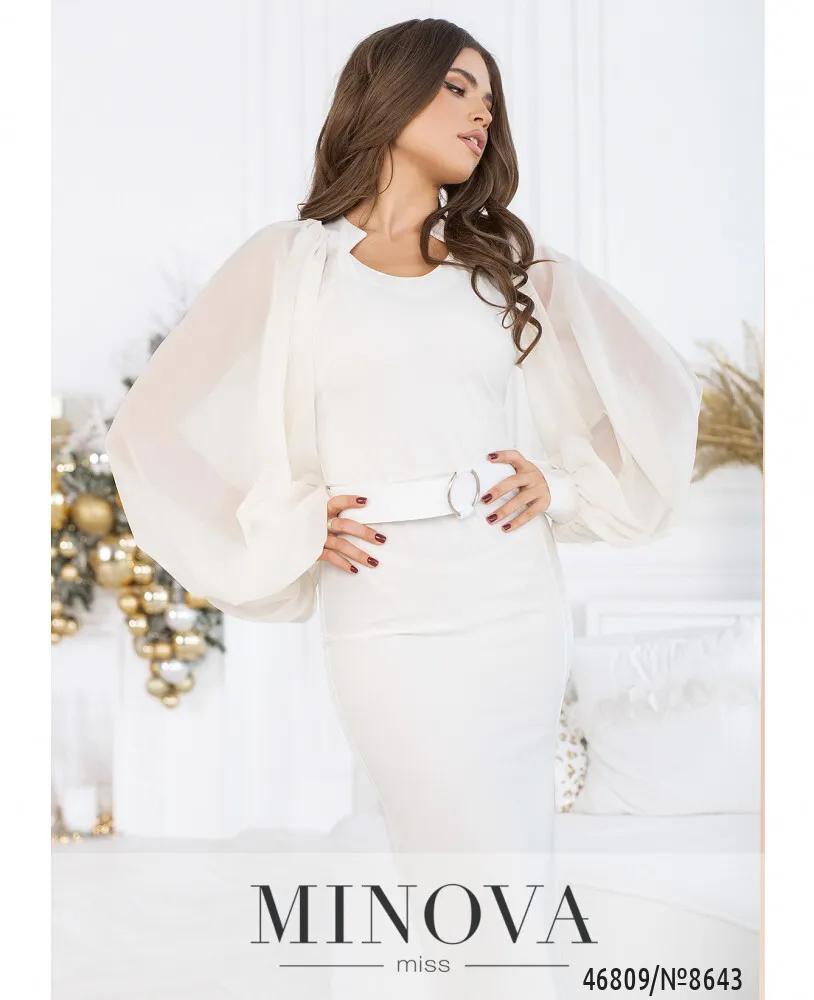Платье 8643-молоко Minova