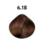 6.18 крем-краска KAARAL AAA Color Collection темный блондин пепельно-коричневый - 100 мл.