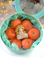 Набор пирожные "Коробочка с мандаринами" муссовые - Новый год