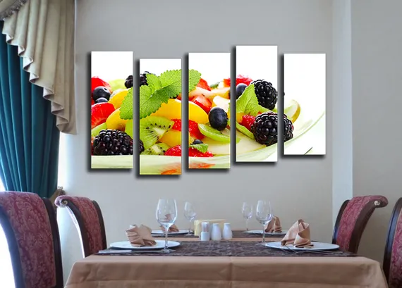 Модульная картина "Фруктовое ассорти"