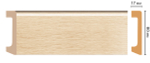 Плинтус DECOMASTER D235-71/20 (80*17*2400 мм)