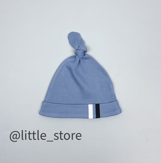 Шапочка однослойная "Быстрые машинки" серо-голубая