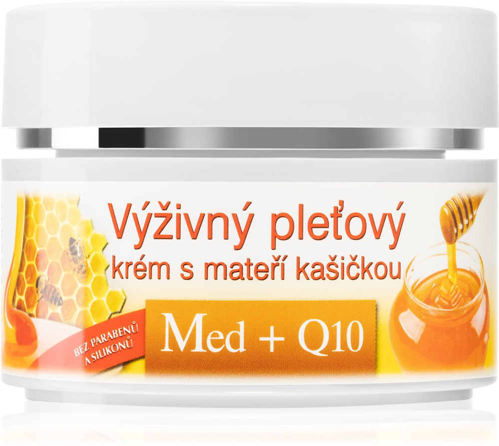 Bione Cosmetics Honey + Q10 - питательный крем с маточным молочком /   51  ml  / GTIN 8595061605674
