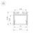 Профиль Arlight PDS-D-2000 ANOD 026517