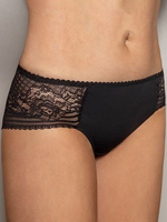 Трусики-слипы Compliment с боковыми вставками из кружева (Размер: 42) (Цвет: черный)