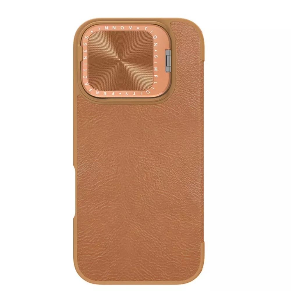 Чехол-книжка Nillkin Leather Qin PROP для iPhone 16 Pro