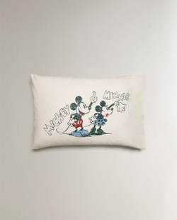 Наволочка Zara Home, хлопок 100%, однотонный, 2614/091