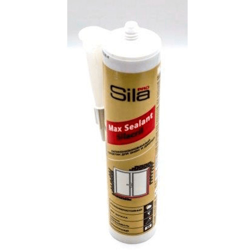 Герметик силиконизированный SILA PRO Max Sealant белый (290мл)