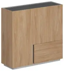 Шкаф правый Оливер (Oliver) OL-20-17.R 1600x550x1520