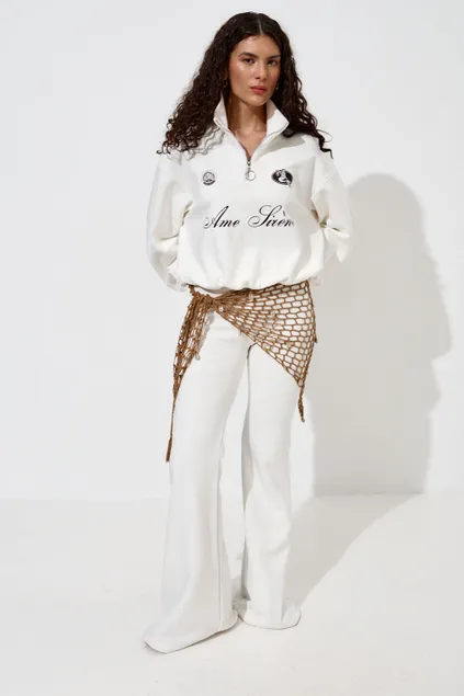 Олимпийка с короткой молнией 