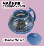 Чайник заварочный MALLONY DECOTTO-G-750, объем:0,75л.