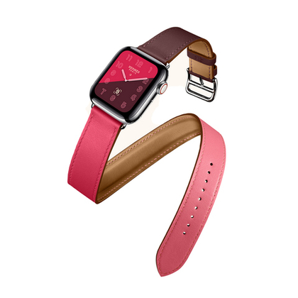 Ремешок W36 42/44mm Leather Apple Watch (WH5260-44-BRR) Bordeaux. rose extreme/rose azalee COTEetCT