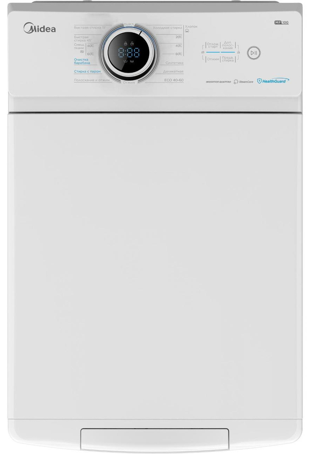 Стиральная машина MIDEA MF100T80BS/W-RU