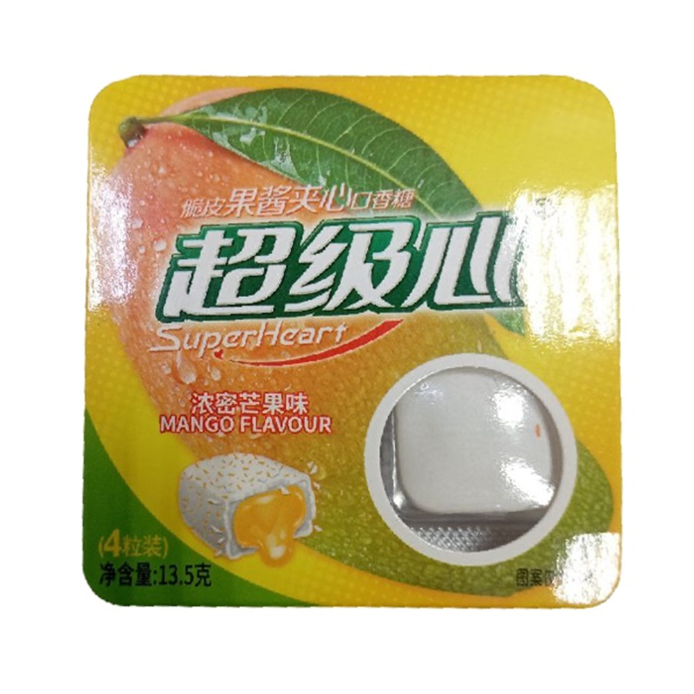 Жевательная резинка МАНГО 4 в блистере 13,5гр