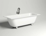 Ванна Salini Orlanda AXIS KIT S-Stone 190x80 103321M белая матовая