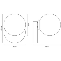 Бра Arte Lamp Bolla-Piccolo A3989AP-1AB