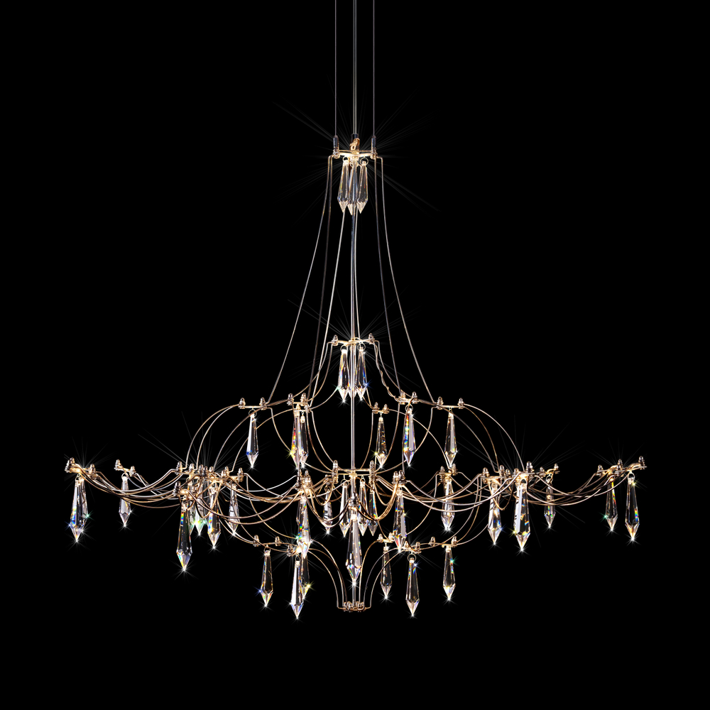 Подвесная светодиодная люстра Loft It Mira 10588/800 Silver Asfour