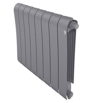 Радиатор Royal Thermo Infinity 500 Silver Satin VR80 - 8 секций нижнее подключение