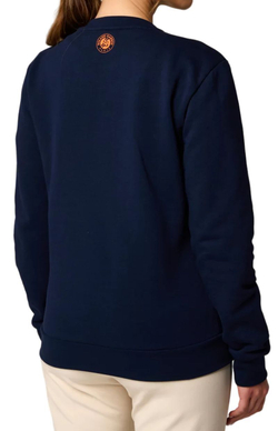 Женская теннисная куртка Roland Garros Sophie Pop Energy Sweatshirt - Blue