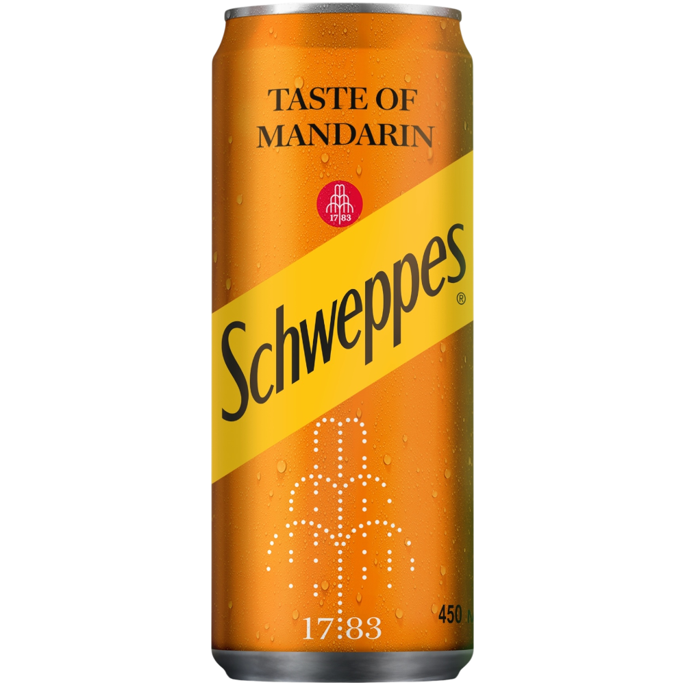 Тоник Schweppes mandarin 0,45 л.