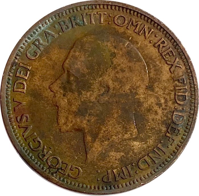 1 фартинг 1926-1936 Великобритания