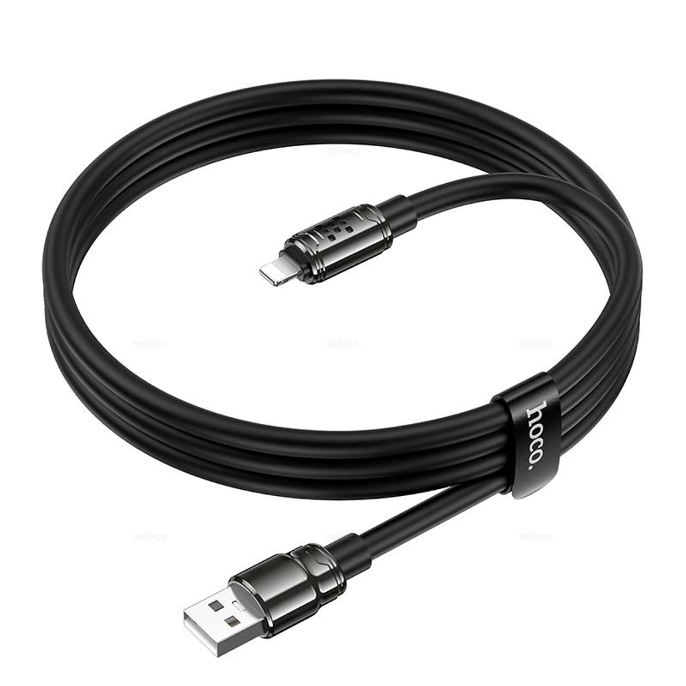 Кабель USB на Lightning Hoco U143 (black) (Краснодар склад)