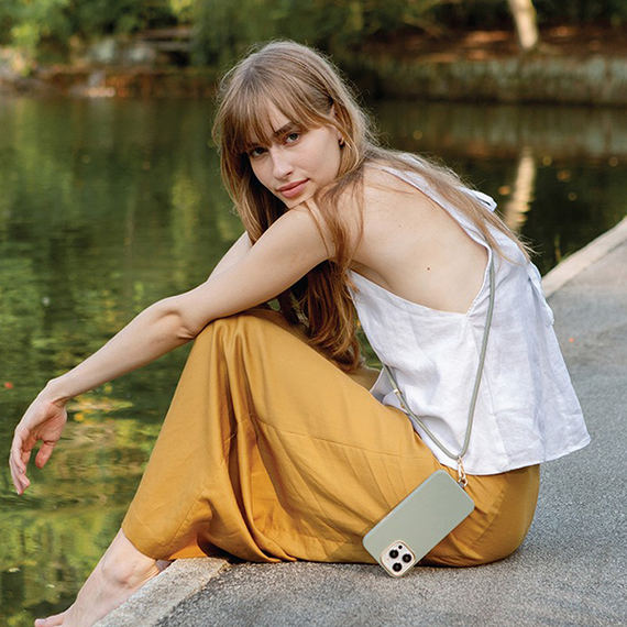 Чехол Uniq COEHL CREME Liquid с MagSafe для iPhone 15 Pro Max 6.7&quot; Soft Sage (IP6.7P(2023)-CREMSSAG)