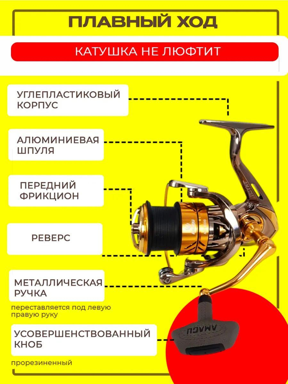 Катушка AG 4000 Аmagu золото