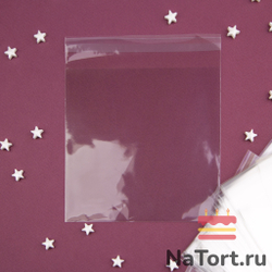 Пакетики прозрачные с клеевым клапаном 14*14+3см (100 шт)